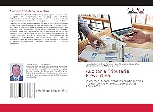 Imagen del vendedor de Auditoria Tributaria Preventiva: a la venta por moluna