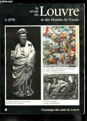 Seller image for La revue du Louvre et des muses de France n 3 - Collges apostoliques et couronnement de la Vierge dans la sculpture avignonnaise des XIVe et XVe sicles par Franoise Baron, Un chef d'oeuvre de la peinture ottomane, La couronne des chroniques du muse for sale by Le-Livre