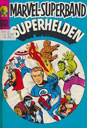 Marvel-Superband Superhelden, Nr. 8. Vier Hefte in einem Band.