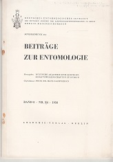 Imagen del vendedor de ber die Standortabhngigkeit des Massenwechsels der Lrchenminiermotte, Choleophora laricella Hb., und der Ahorneule, Acronyeta aceris L. a la venta por Buchversand Joachim Neumann