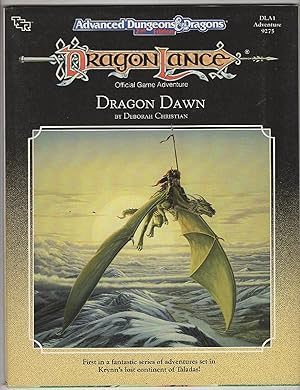 Advanced Dungeons and Dragons, Dragon Lance Offcicial Game Adventure: Dragon Dawn (Adventure 9275)