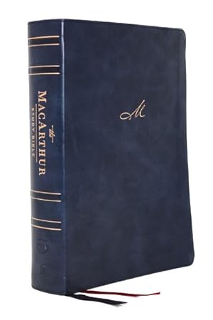 Immagine del venditore per Holy Bible : New King James Version, MacArthur Study Bible, Blue, Leathersoft, Comfort Print; Unleashing God's Truth One Verse at a Time venduto da GreatBookPrices