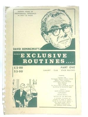 Seller image for David Hemingway's Exclusive Routines Part One for sale by World of Rare Books