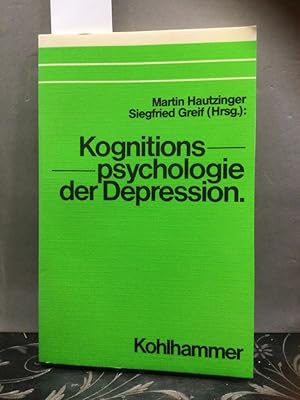 Imagen del vendedor de Kognitionspsychologie der Depression. a la venta por Kepler-Buchversand Huong Bach