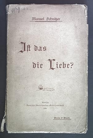 Seller image for Ist das die Liebe? Zwei Novellen. for sale by books4less (Versandantiquariat Petra Gros GmbH & Co. KG)