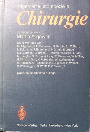 Seller image for Allgemeine und spezielle Chirurgie. for sale by Antiquariat Bookfarm