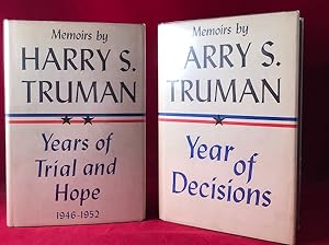 Memoirs by Harry S. Truman (2 VOLUME SET / SIGNED)