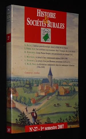 Seller image for Histoire et socits rurales (n27, 1er semestre 2007) for sale by Abraxas-libris