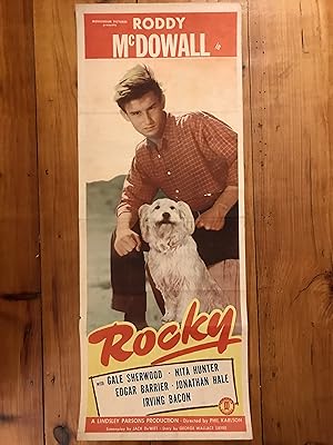 Image du vendeur pour Rocky Insert 1948 Roddy McDowall, Edgar Barrier mis en vente par AcornBooksNH