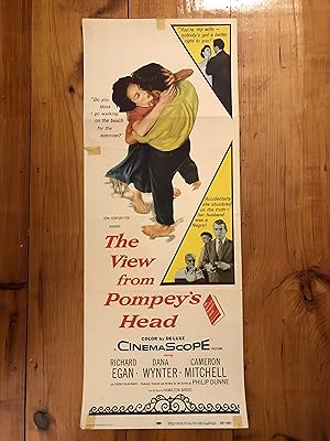 The View From Pompey's Head Insert 1955 Richard Egan, Dana Wynter