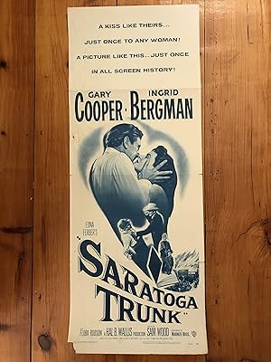 Bild des Verkufers fr Saratoga Trunk Insert 1945 Gary Cooper, Ingrid Bergman zum Verkauf von AcornBooksNH