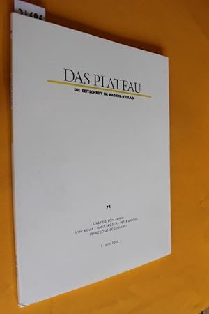 Das Plateau. Die Zeitschrift im Radius-Verlag. 13. Jahrgang, Nummer einunssiebzig (Heft Nr. 71) (...