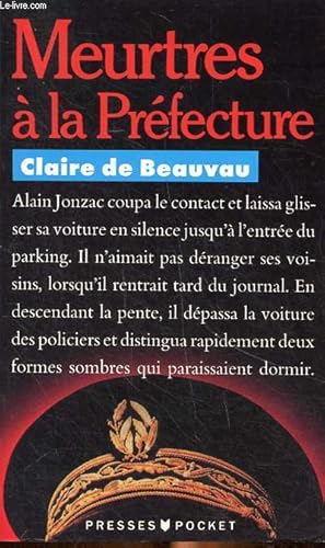 Image du vendeur pour Meurtres  la prfecture Collection Presses Pocket N 3138 mis en vente par Le-Livre