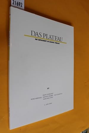 Das Plateau. Die Zeitschrift im Radius-Verlag. 14. Jahrgang, Nummer siebenundsiebzig (Heft Nr. 77...
