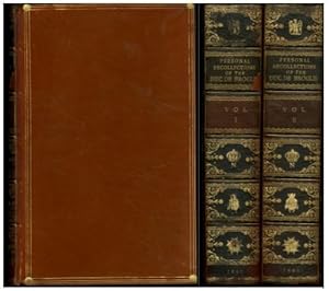 Personal Recollections of the Late Duc De Broglie 1785-1820 Leather 2 Vol. Set