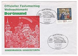 Festumschlag Weihnachtsmarkt Dortmund 1979 Sondermarke Sonderstempel Post