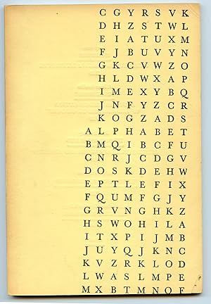 Bild des Verkufers fr Alphabet, August 1966 zum Verkauf von Attic Books (ABAC, ILAB)