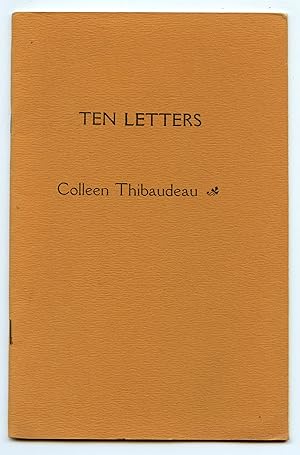 Imagen del vendedor de Ten Letters a la venta por Attic Books (ABAC, ILAB)