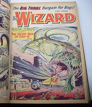 The Wizard (Weekly Newspaper for Kids) No. 1907-1924, September-December 1962 Bound together (18 ...