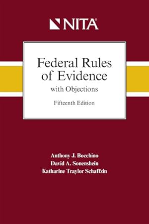 Seller image for Federal Rules of Evidence With Objections : This Edition Reflects Changes to the Federal Rules of Evidence Through December 1, 2020 for sale by GreatBookPricesUK
