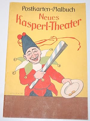 Neues Kasperl-Theater. Postkarten-Malbuch. J.F. Schreiber