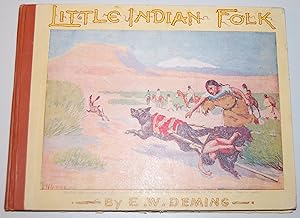 Imagen del vendedor de Little Indian Folk. With numerous (9) Full-Page Colour-Plates after Paintings in Water-Colour together with Illustrations in Black-and-White. a la venta por HamlehBuch