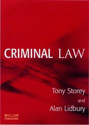 Seller image for Criminal Law for sale by WeBuyBooks