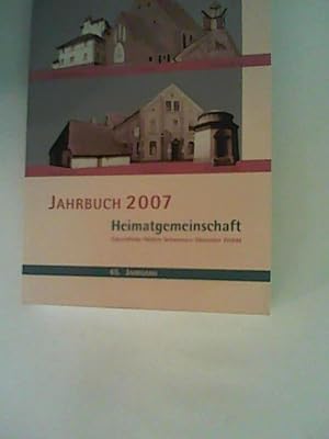 Bild des Verkufers fr Jahrbuch der Heimatgemeinschaft Eckernfrde Eckernfrde Schwansen Htten Dnischer Wohld 2007 65. Jahrgang zum Verkauf von ANTIQUARIAT FRDEBUCH Inh.Michael Simon