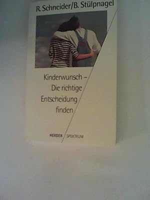 Seller image for Kinderwunsch, Die richtige Entscheidung finden for sale by ANTIQUARIAT FRDEBUCH Inh.Michael Simon