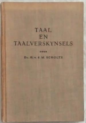 Seller image for TAAL EN TAALVERSKYNSELS: 'N Inleiding tot die studie van die taalkunde for sale by Chapter 1