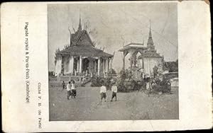 Bild des Verkufers fr Ansichtskarte / Postkarte Pnom Penh Kambodscha, Pagode royale zum Verkauf von akpool GmbH