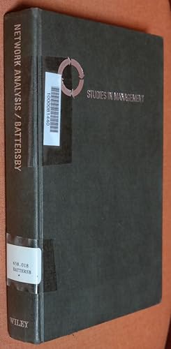 Image du vendeur pour Network Analysis for Planning and Scheduling, third edition (Studies in Management) mis en vente par GuthrieBooks