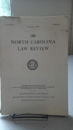 The North Carolina Law Review