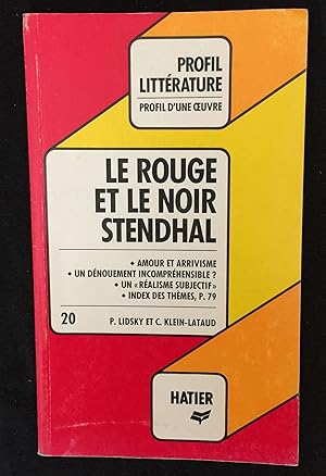 Seller image for Le rouge et le noir Stendhal - Analyse critique for sale by LibrairieLaLettre2