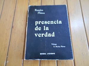 Bild des Verkufers fr Presencia de la verdad. De la experiencia a la doctrina en el pensamiento agustiniano. Prlogo : A. Muoz Alonso zum Verkauf von Librera Camino Bulnes