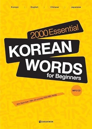 Seller image for 2000 Essential Korean Words for Beginners for sale by moluna