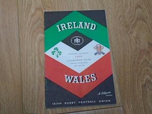 Seller image for Ireland v Wales Saturday 12th March, 1966 for sale by Dublin Bookbrowsers