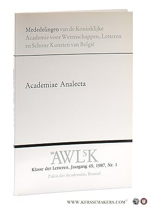 Bild des Verkufers fr Vreemdelingen en Egyptenaren in Ptolemaesch Egypte / Attis Karpophore / Le phare d'Alexandrie et ses dieux : un document indit / Het ontstaan van de steden in Noordwest-Europa: een poging tot verklarende synthese / Henri Pirenne : naar aanleding van de 100ste verjaardag van zijn benoeming te Gent - Academiae Analecta. zum Verkauf von Emile Kerssemakers ILAB