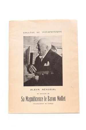 Bild des Verkufers fr Album mmorial en souvenir de sa magnificence le baron Mollet vice-curateur du collge zum Verkauf von Librairie Le Feu Follet