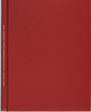 Immagine del venditore per 1850 CENSUS PRINCE GEORGE'S COUNTY, MARYLAND Special Publication No. 4 venduto da The Avocado Pit