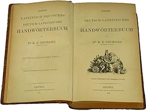 Bild des Verkufers fr Kleines Deutsch-Lateinisches Handwrterbuch. Deutsch-Lateinischer Theil., zum Verkauf von Versandantiquariat Hbald