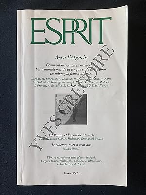 ESPRIT-JANVIER 1995-AVEC L'ALGERIE