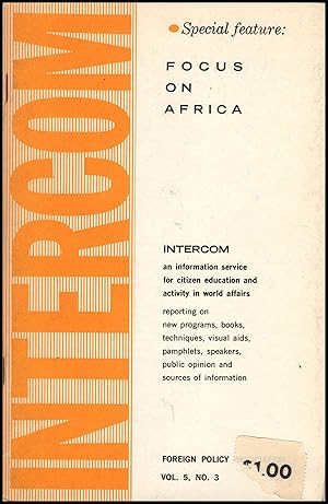 Seller image for Intercom: Focus on Africa (Vol 5, No 3, April-May 1963) for sale by Diatrope Books