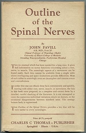 Image du vendeur pour Outline of the Spinal Nerves mis en vente par Between the Covers-Rare Books, Inc. ABAA