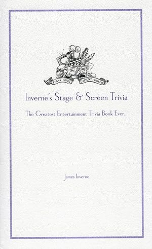 Immagine del venditore per Inverne's Stage & Screen Trivia : venduto da Sapphire Books