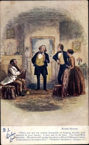 Seller image for Knstler Ansichtskarte / Postkarte In Dickens Land, Bleak House, Harold Skimpole - Tuck 6051 for sale by akpool GmbH