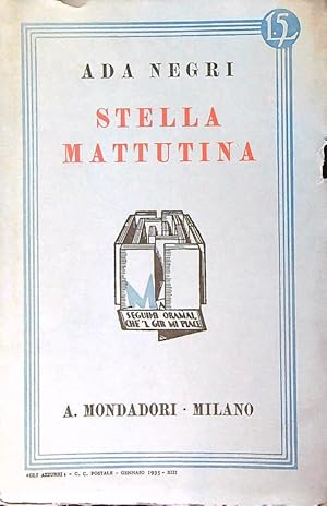 Immagine del venditore per Stella mattutina venduto da Librodifaccia