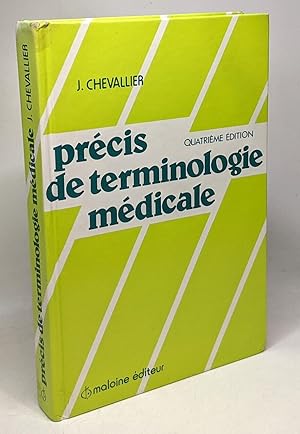 Bild des Verkufers fr Prcis de terminologie mdicale : Introduction au domaine et au langage mdical zum Verkauf von crealivres