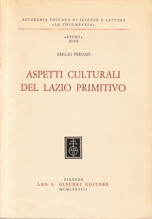 Bild des Verkufers fr Aspetti Culturali del Lazio Primitivo. zum Verkauf von Centralantikvariatet