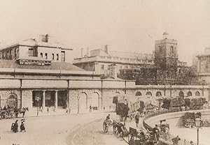 St Bartholomews Hospital in 1888 Victorian London Postcard